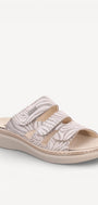 DAMES OPEN SCHOENEN-Beige combi kleur