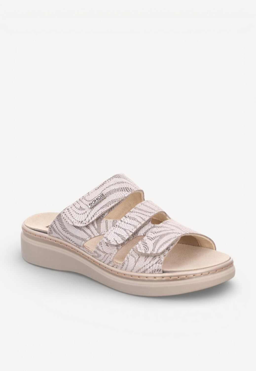 DAMES OPEN SCHOENEN-Beige combi kleur