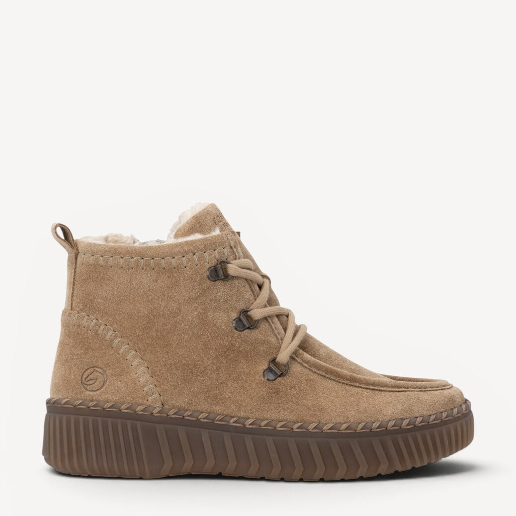 DAMES SPORTIEVE VETERSCHO-Beige suède/nubuck