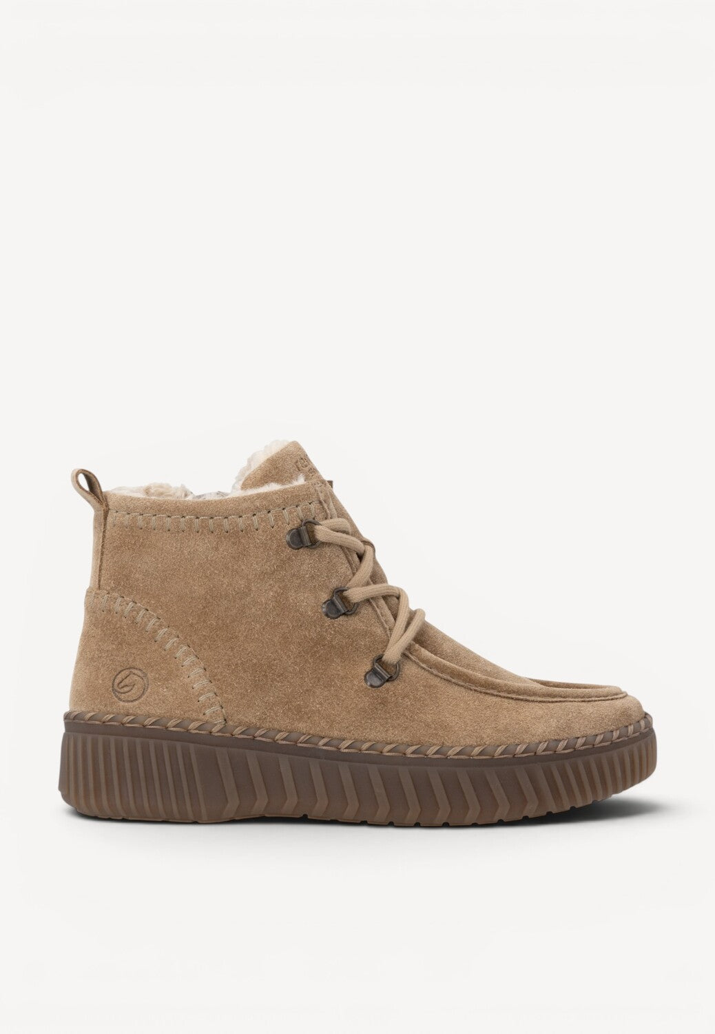 DAMES SPORTIEVE VETERSCHO-Beige suède/nubuck