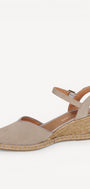 MUIL +SLINGBACK-Beige suède/nubuck