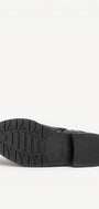 DAMES BOOTS+KORT LAARS-Zwart leer