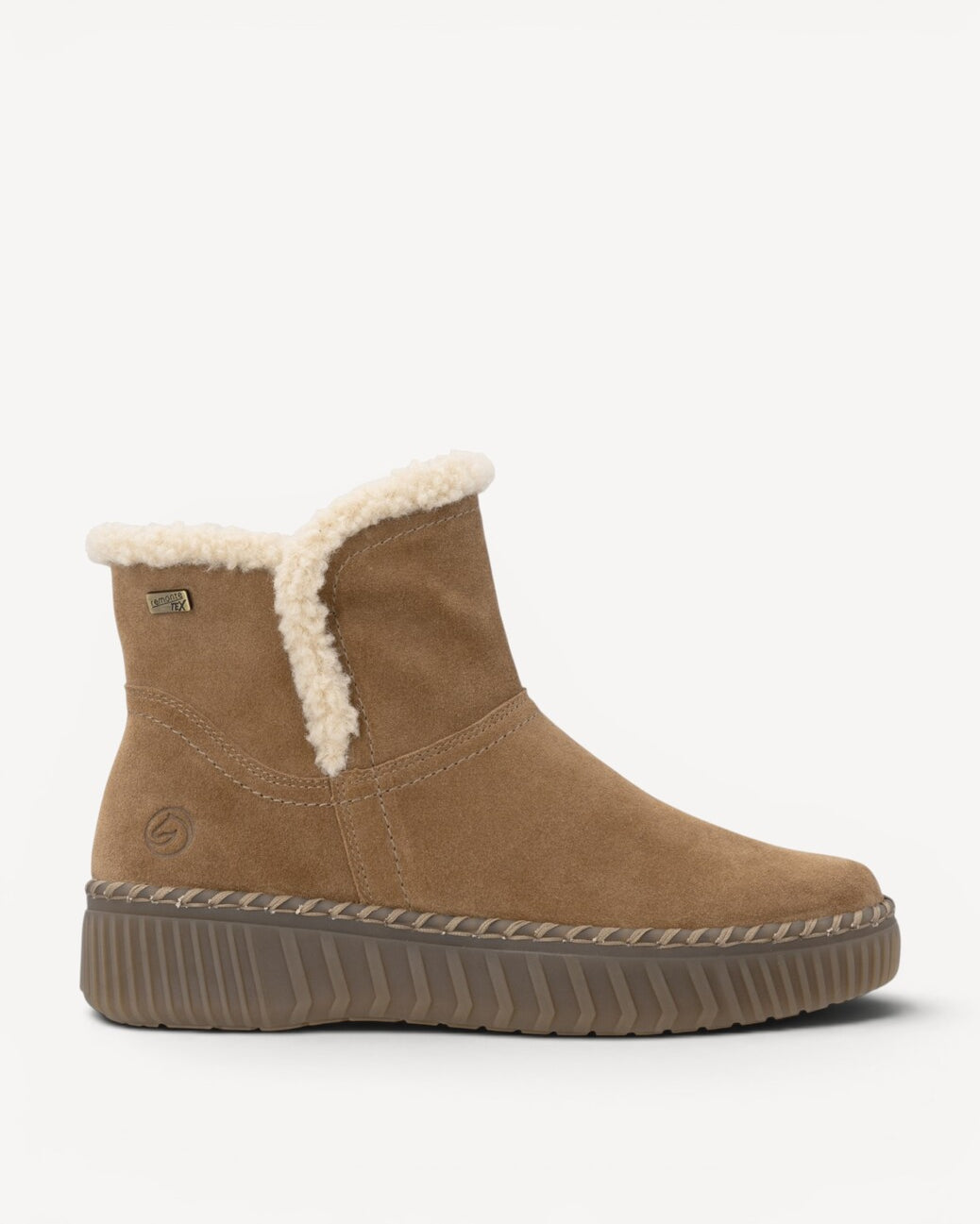 DAMES BOOTS+KORT LAARS-Bruin suède