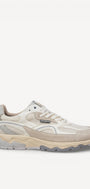 Heren veterschoenen-Beige combi kleur