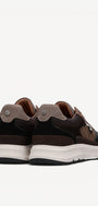Heren veterschoenen-Bruin combi kleur