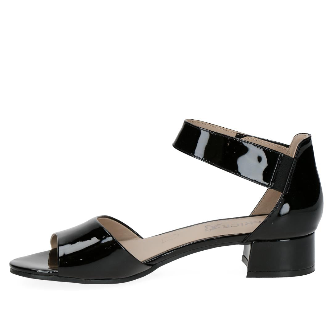 DAMES OPEN SCHOENEN-Zwart lak