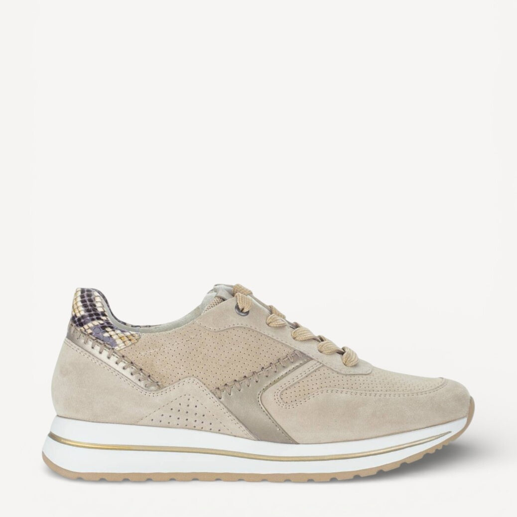 DAMES SPORTIEVE VETERSCHO-Beige suède/nubuck