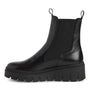 DAMES BOOTS+KORT LAARS-Zwart leer