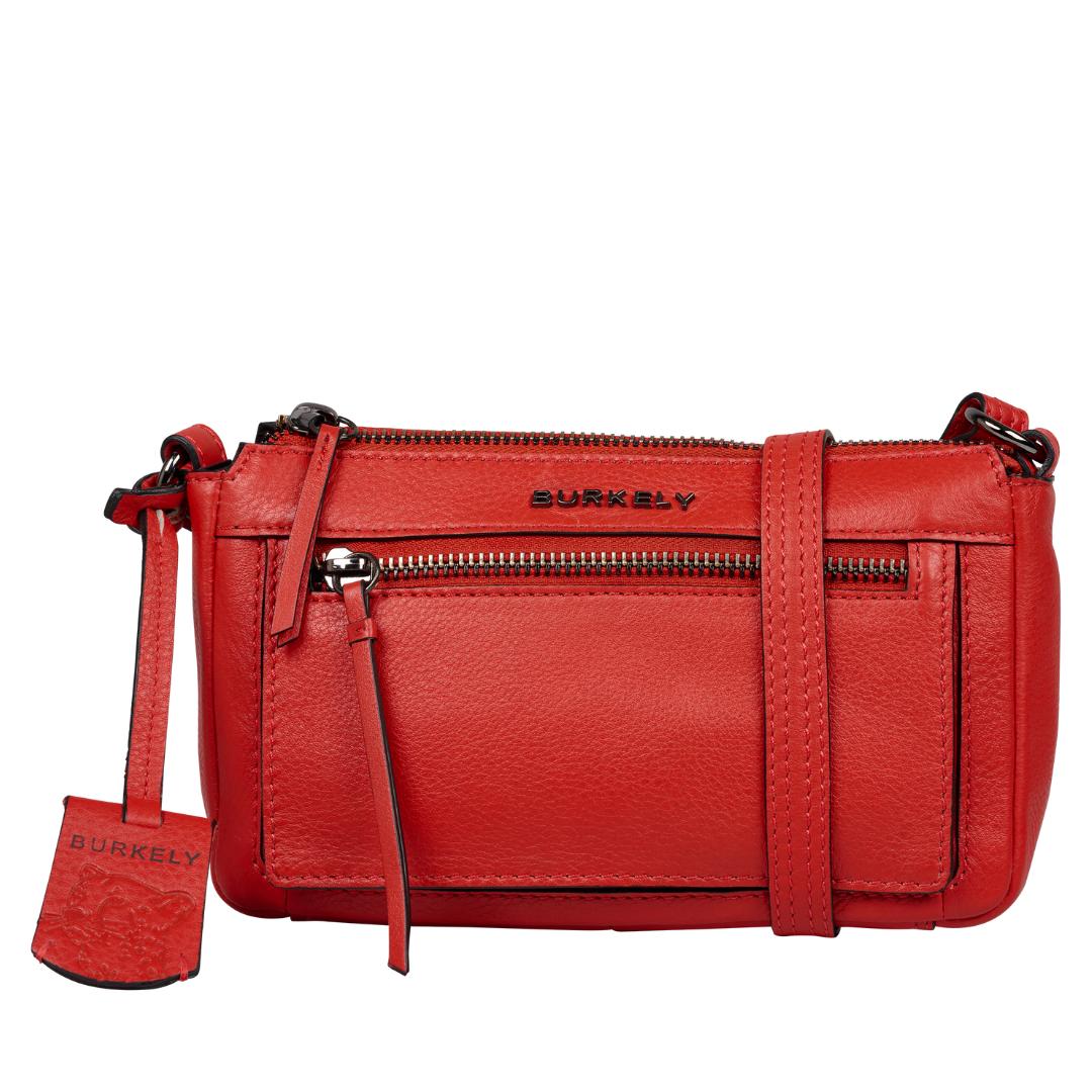 Handtassen-Rood leer