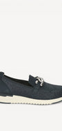 DAMES SPORTIEVE VETERSCHO-Blauw suède/nubuck