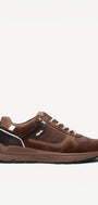 Heren veterschoenen-Bruin suède