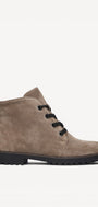 DAMES BOOTS+KORT LAARS-Beige suède/nubuck