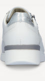 DAMES SPORTIEVE VETERSCHO-Wit leer