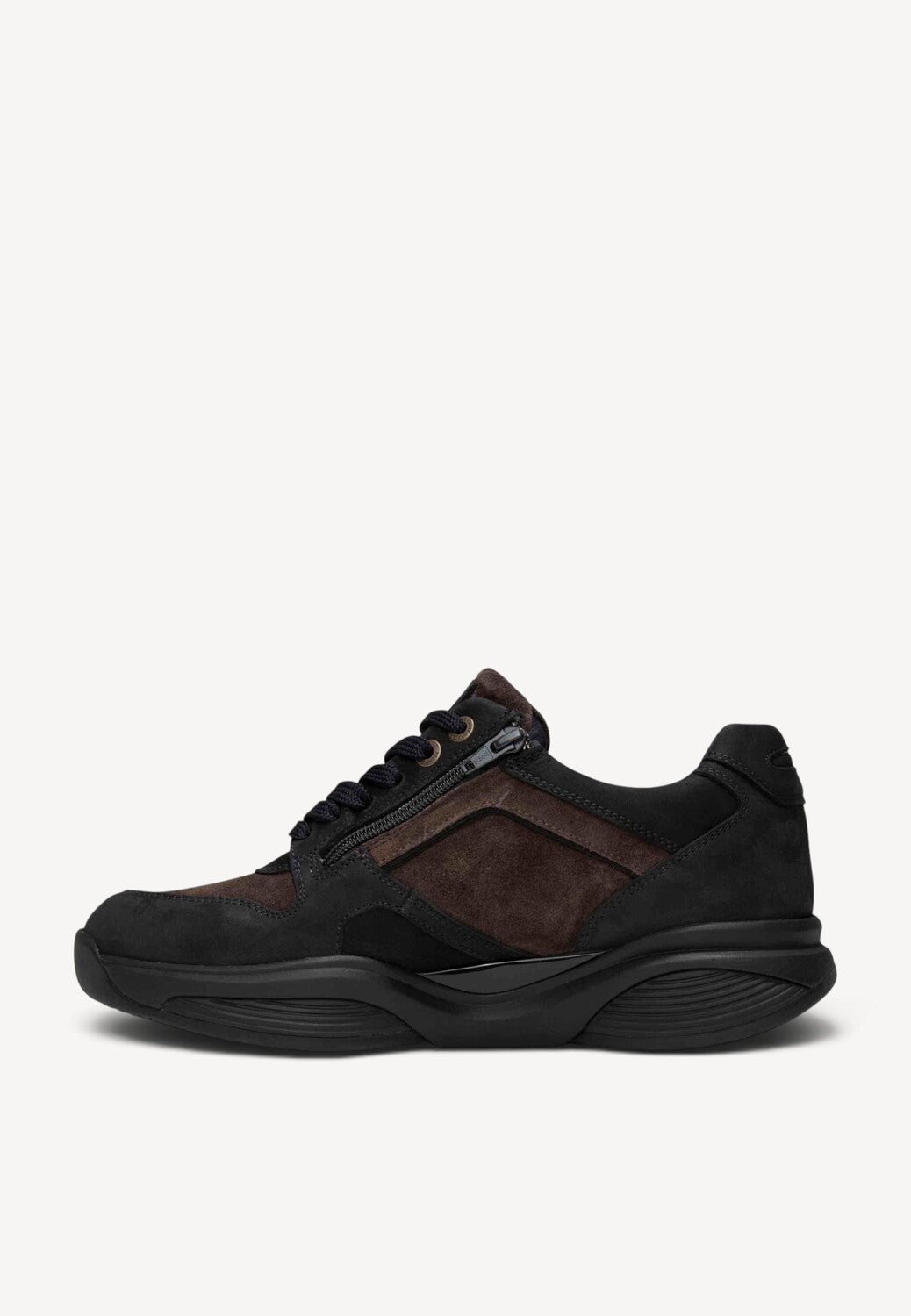 Heren veterschoenen-Blauw combi kleur