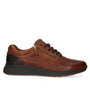 Heren veterschoenen-Bruin leer