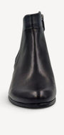 DAMES BOOTS+KORT LAARS-Zwart combi kleur