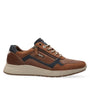 Heren veterschoenen-Bruin leer
