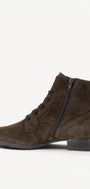 DAMES BOOTS+KORT LAARS-Bruin suède