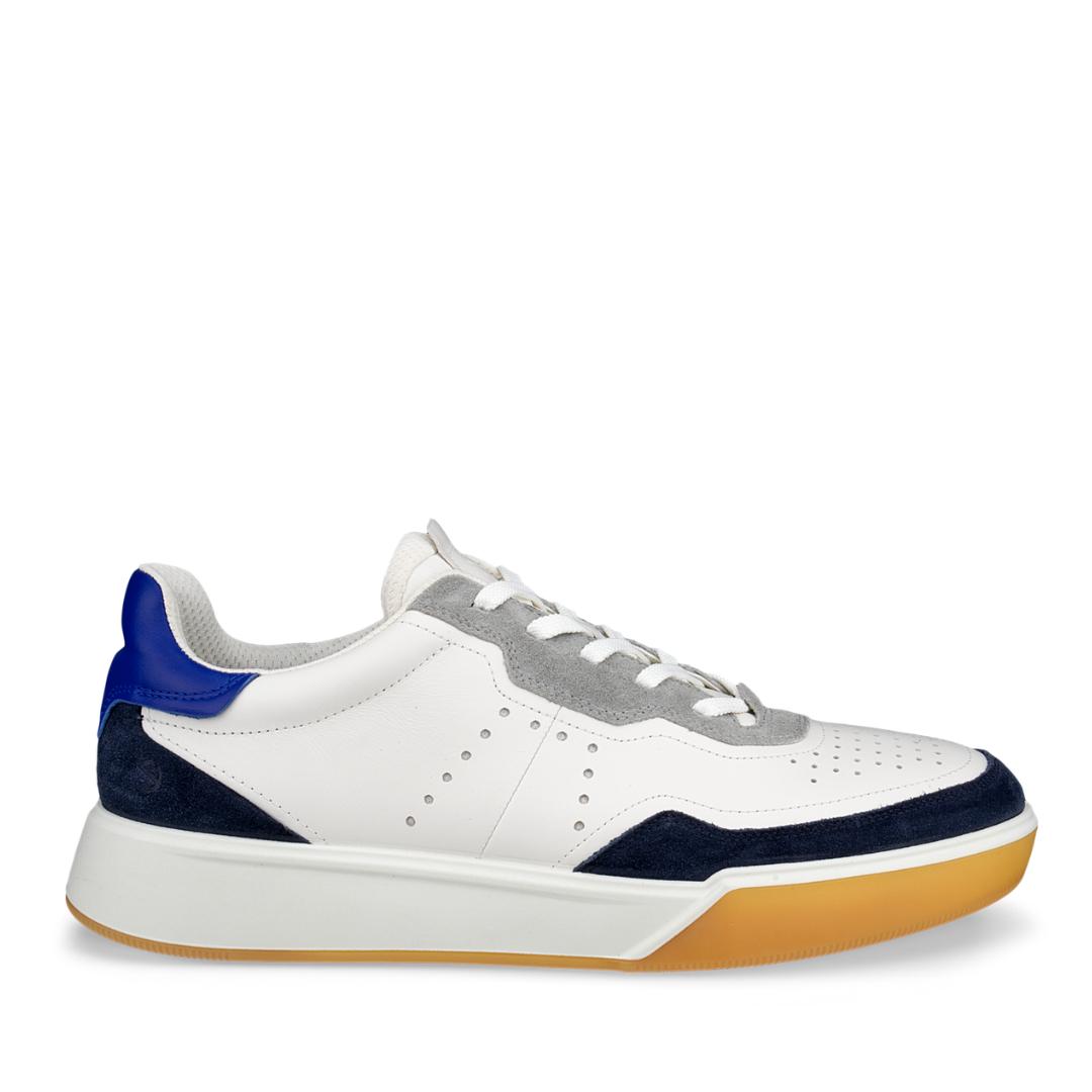 Heren veterschoenen-Wit combi kleur