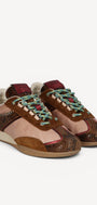 DAMES SPORTIEVE VETERSCHO-Bruin combi kleur