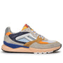Heren veterschoenen-Grijs combi kleur