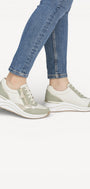 DAMES SPORTIEVE VETERSCHO-Groen combi kleur