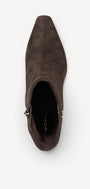 DAMES BOOTS+KORT LAARS-Bruin suède