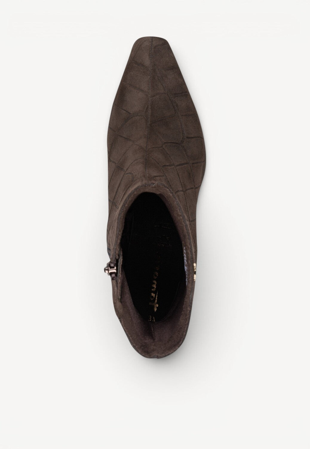 DAMES BOOTS+KORT LAARS-Bruin suède