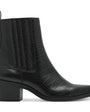DAMES BOOTS+KORT LAARS-Zwart lak