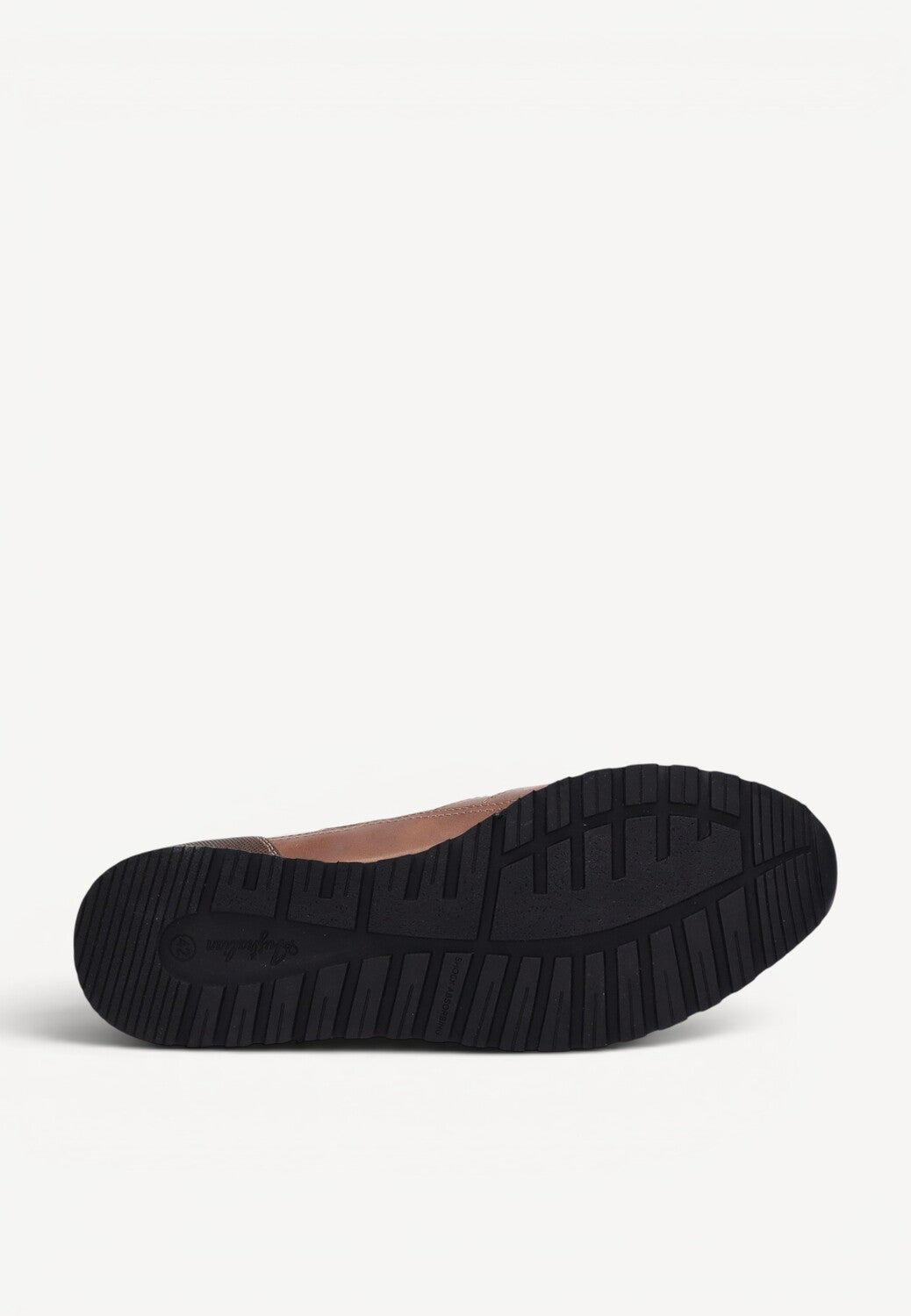 Heren veterschoenen-Bruin leer
