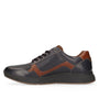 Heren veterschoenen-Blauw leer