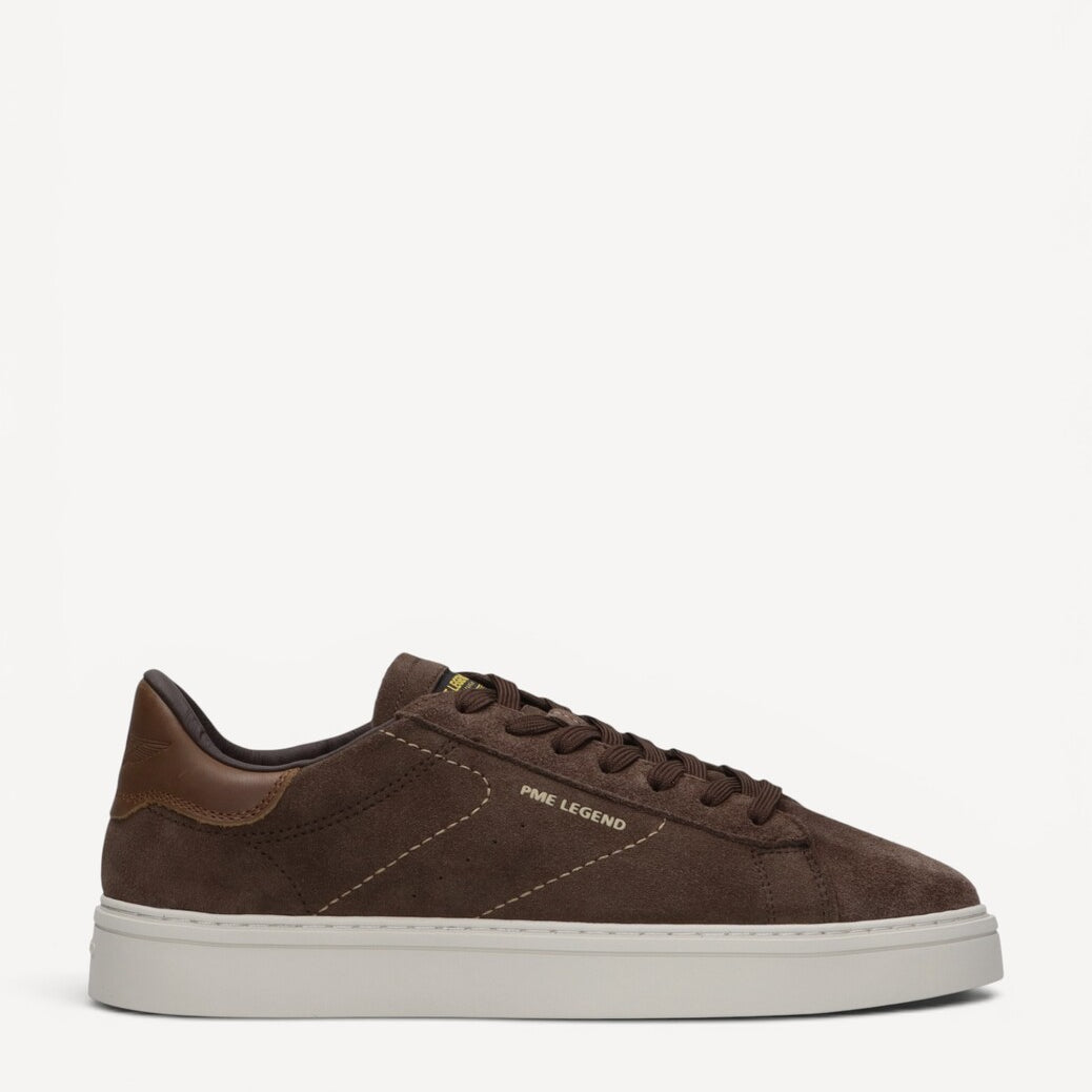 Heren veterschoenen-Bruin suède
