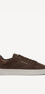 Heren veterschoenen-Bruin suède