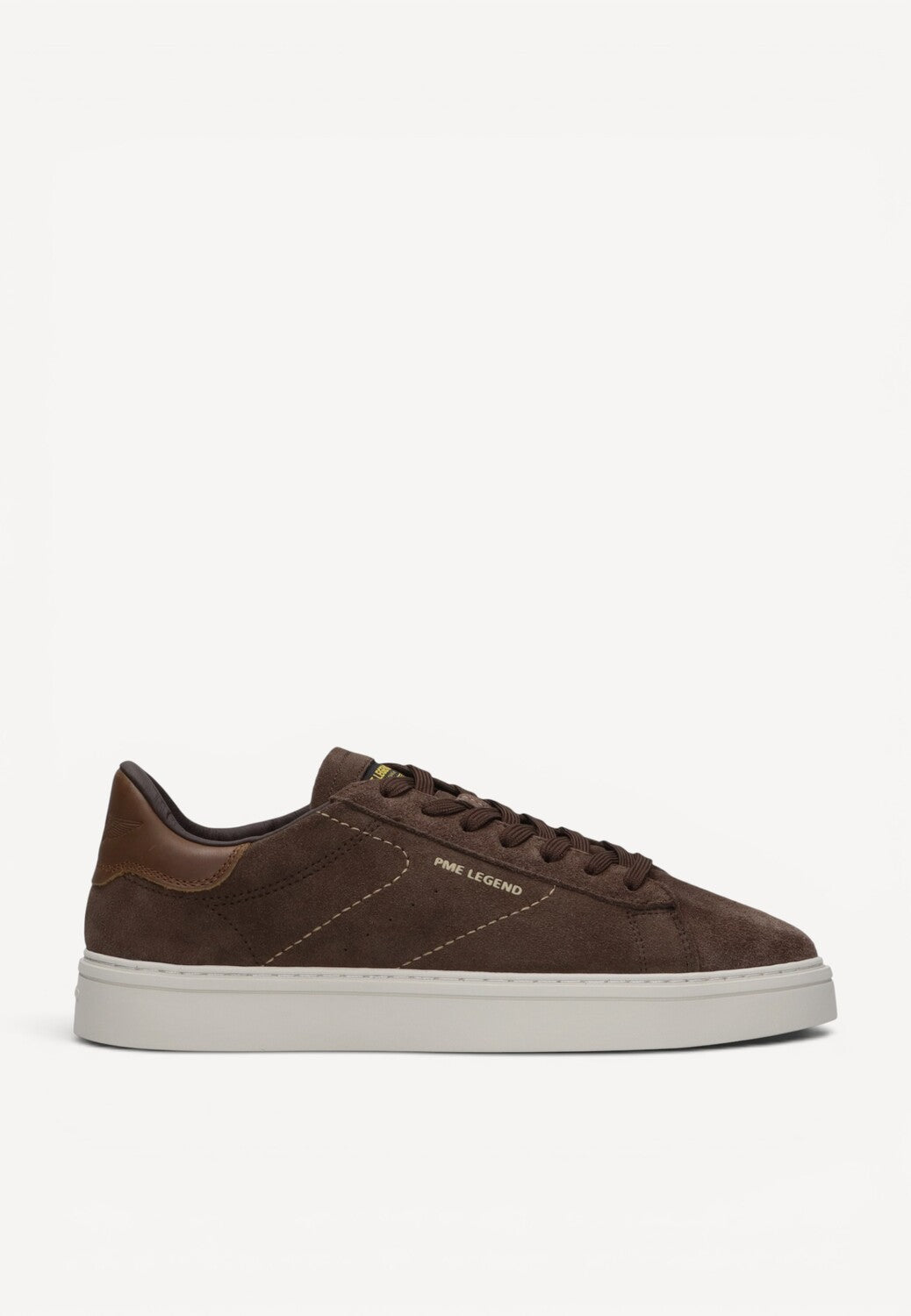 Heren veterschoenen-Bruin suède