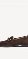 DAMES INSTAPSCHOENEN-Bruin suède