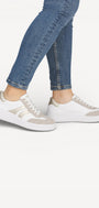 DAMES SPORTIEVE VETERSCHO-Beige combi kleur