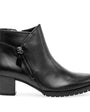 DAMES BOOTS+KORT LAARS-Zwart leer