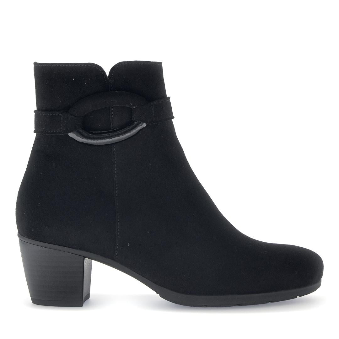 DAMES BOOTS+KORT LAARS-Zwart suède