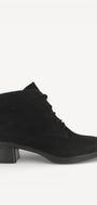 DAMES BOOTS+KORT LAARS-Zwart suède