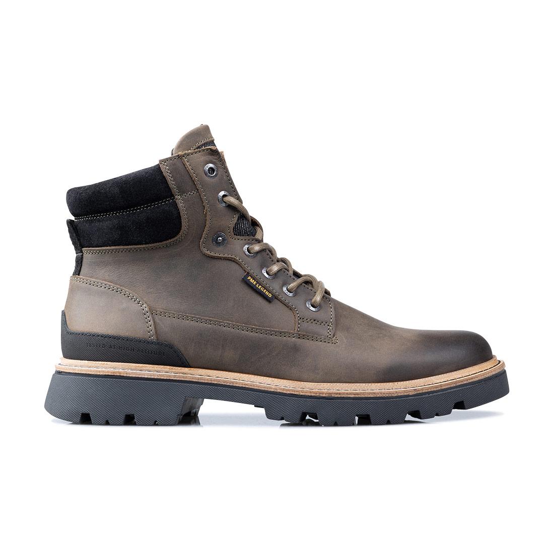 Heren boots-Groen leer