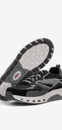 Heren veterschoenen-Zwart combi kleur