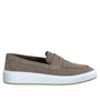 Heren instapper-Beige suède/nubuck