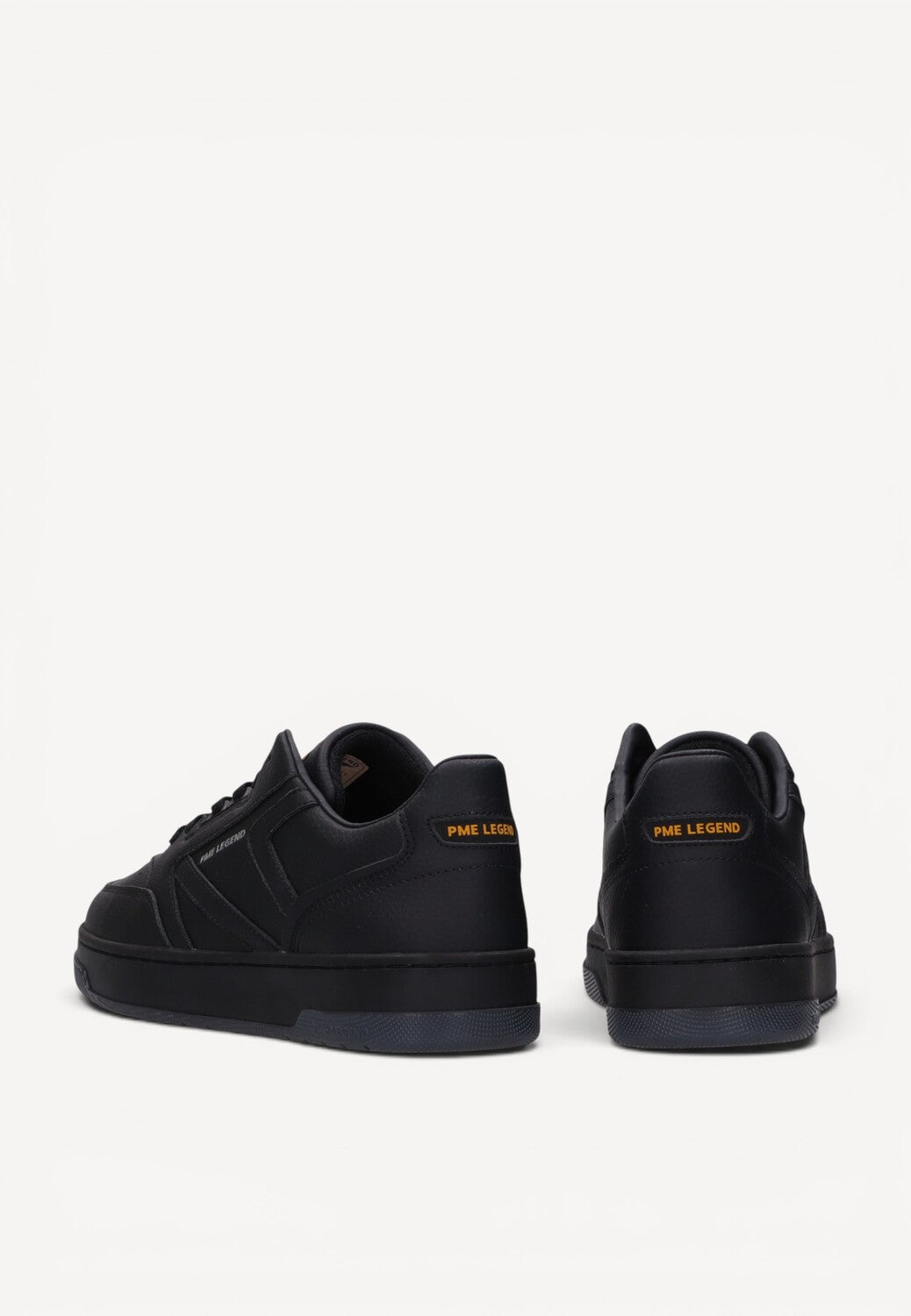 Heren veterschoenen-Zwart leer