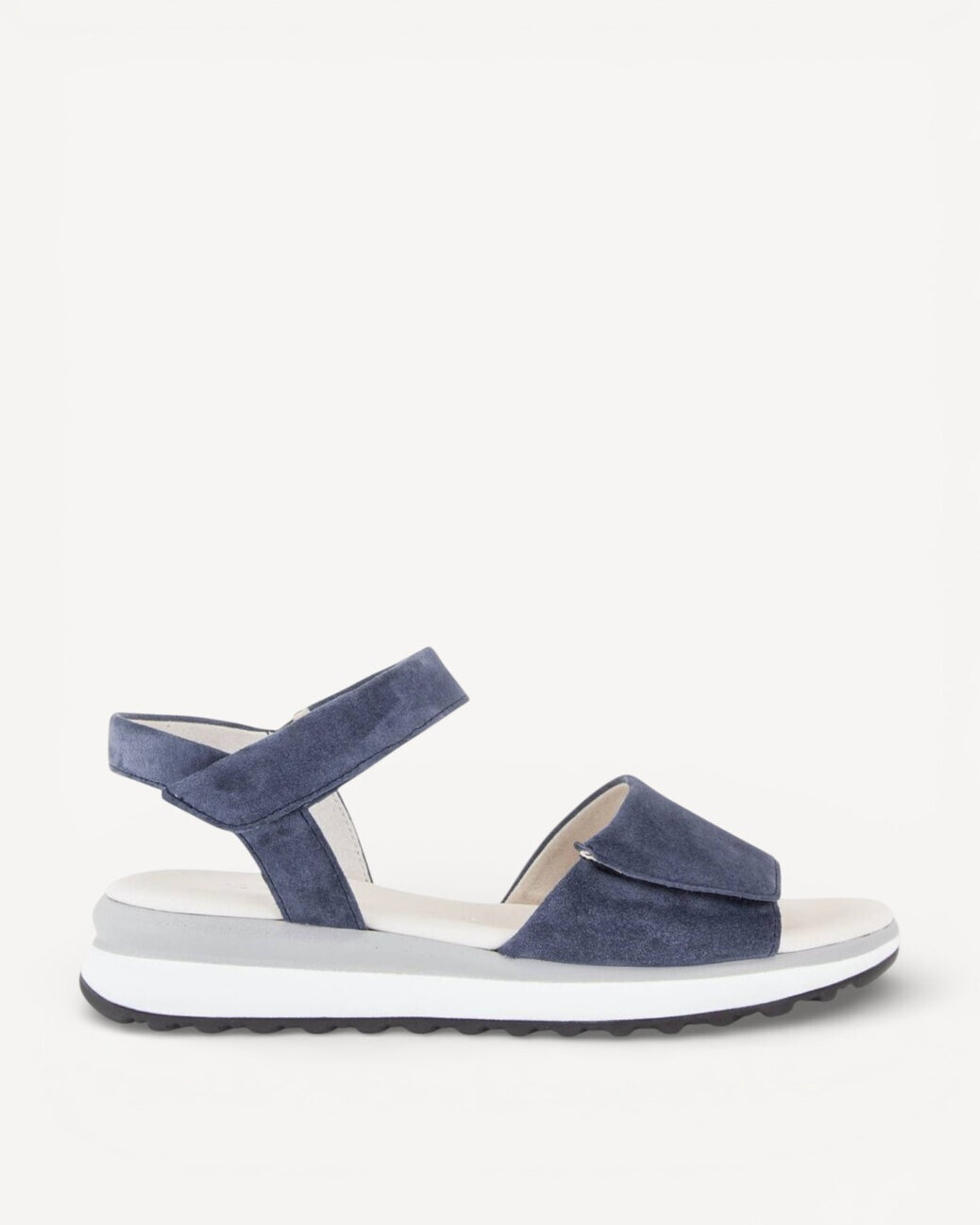 DAMES OPEN SCHOENEN-Blauw suède/nubuck