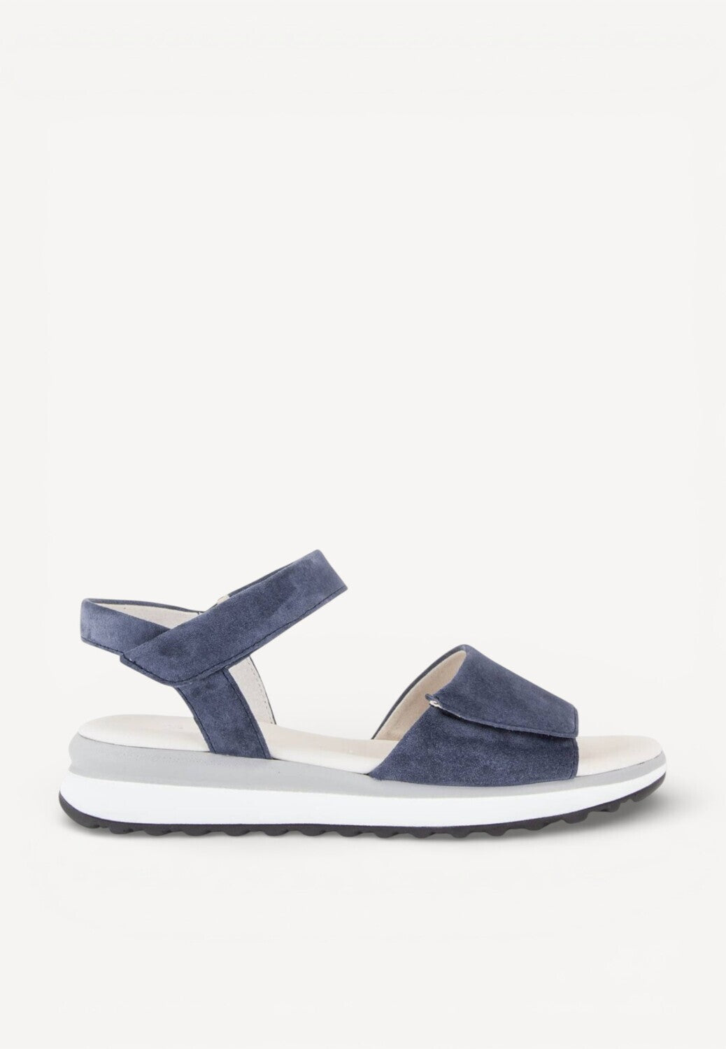 DAMES OPEN SCHOENEN-Blauw suède/nubuck