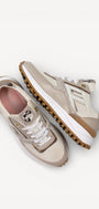 DAMES SPORTIEVE VETERSCHO-Beige leer