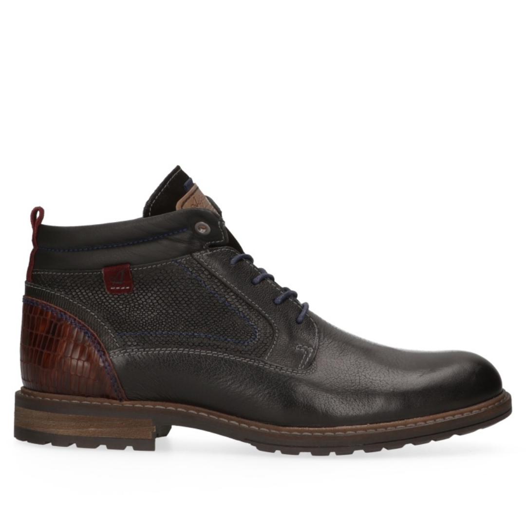 Heren boots-Zwart leer