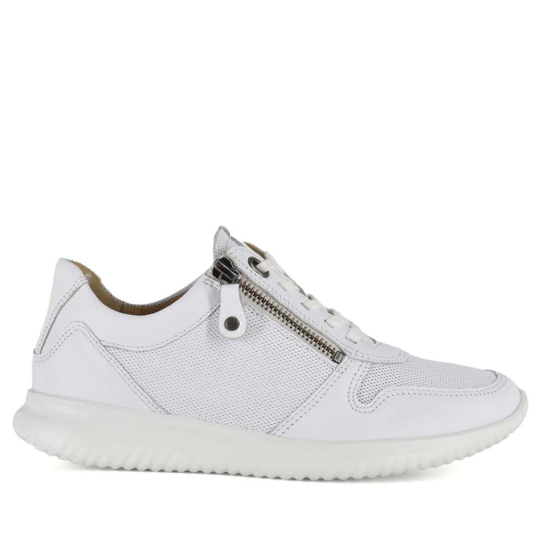 DAMES SPORTIEVE VETERSCHO-Wit leer