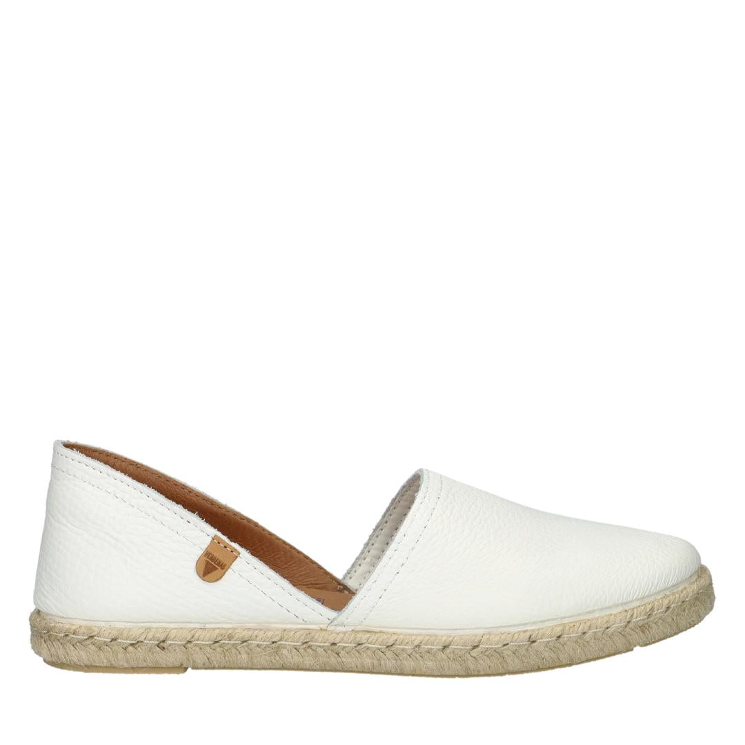 BALLERINAS + PUMPS-Wit leer