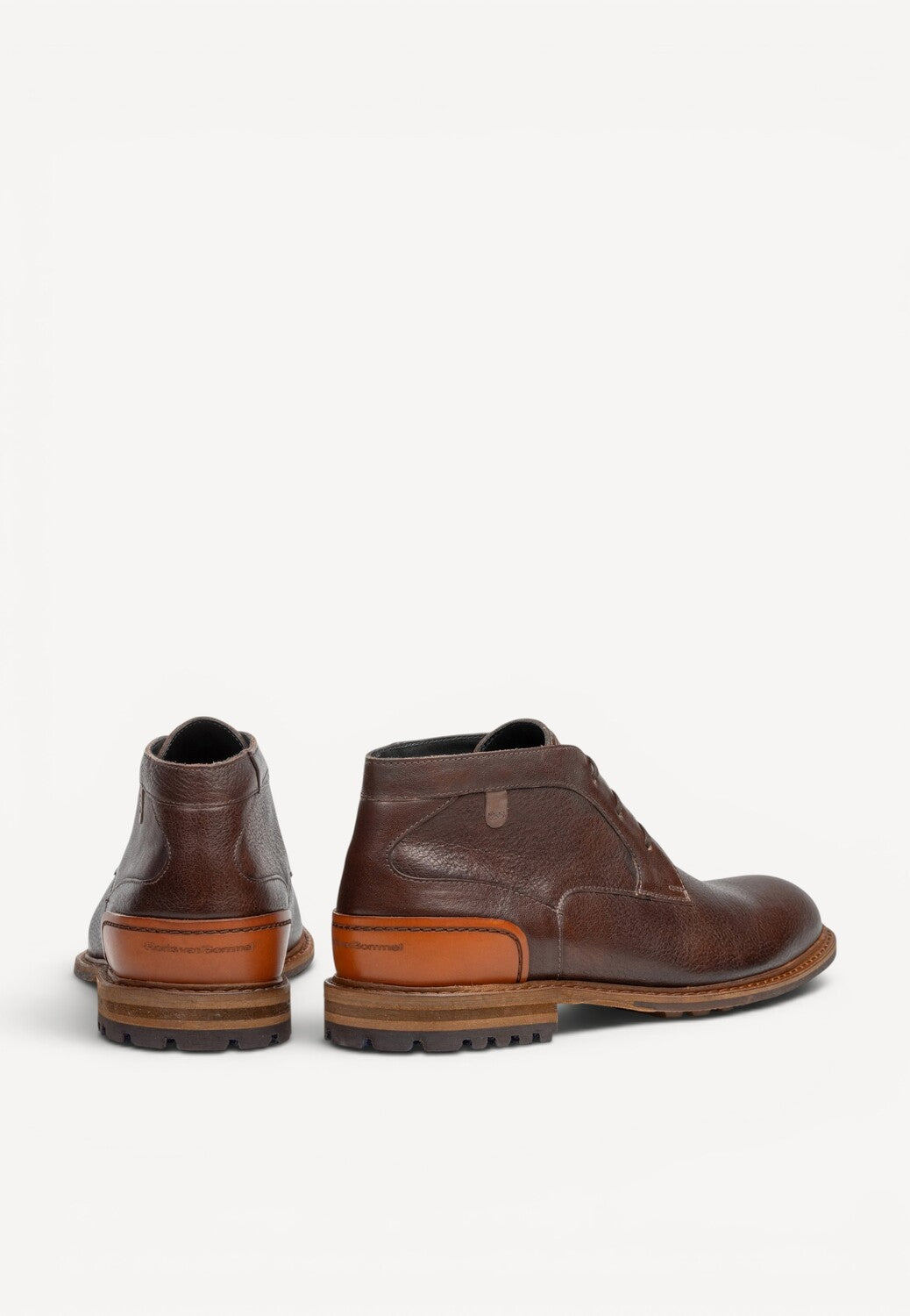Heren boots-Bruin leer
